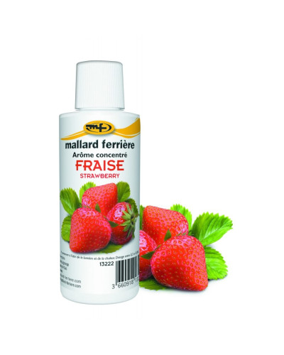 Arôme concentré fraise Mallard flacon 125ml