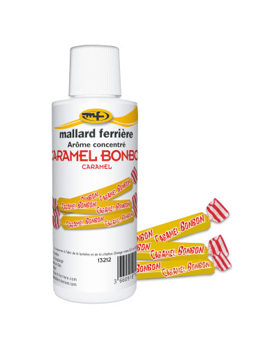 Arôme concentré caramel bonbon Mallard flacon 125ml