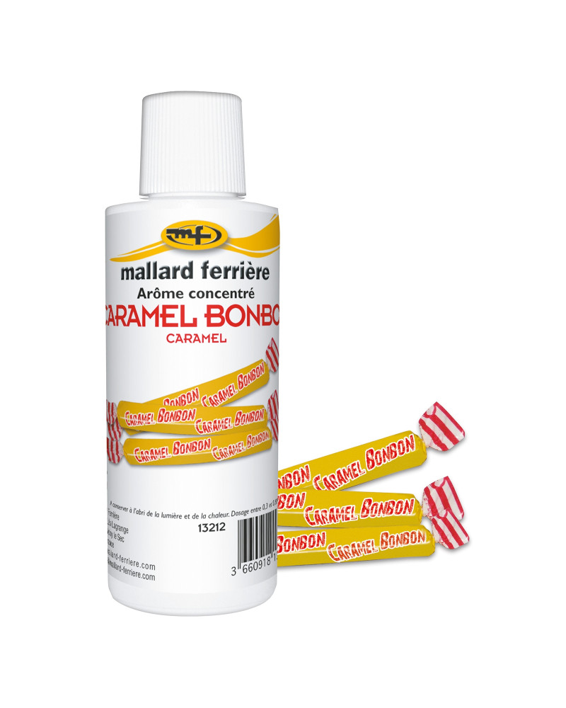 Arôme concentré caramel bonbon Mallard flacon 125ml