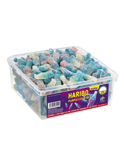 Purple Cola Pik Haribo en tubo