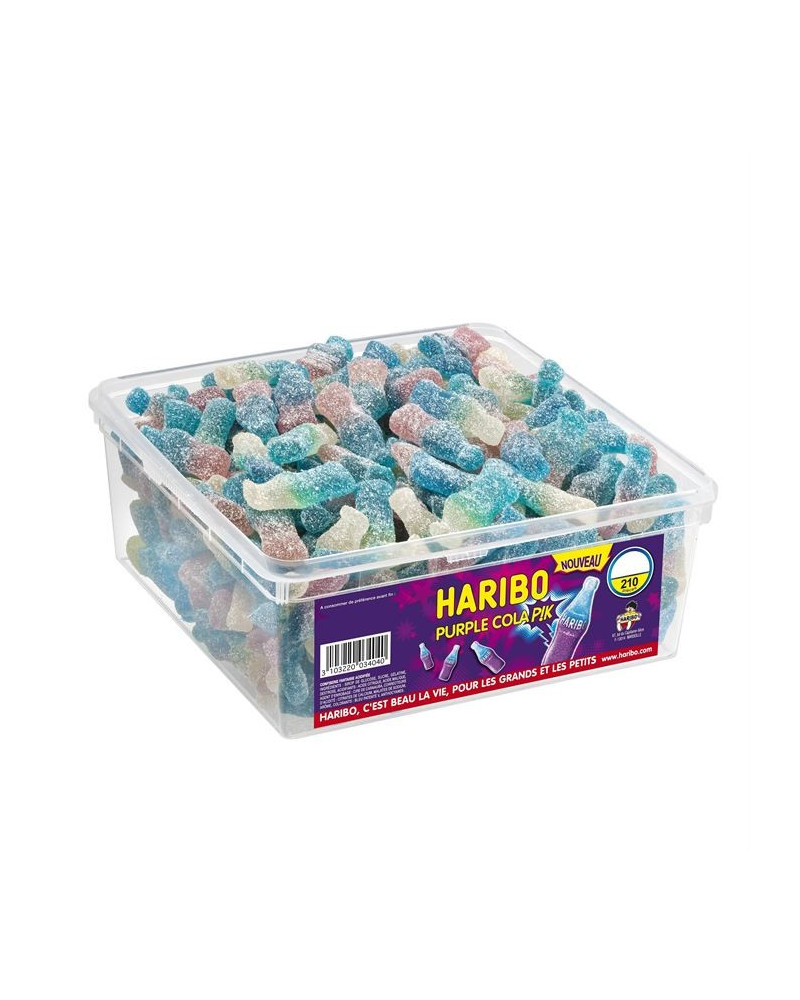 Purple Cola Pik Haribo en tubo