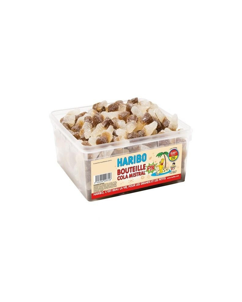 Bouteille cola mistral Pik haribo tubo 210p