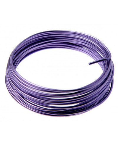 Fil métal lilas 5 mètres D. 2mm