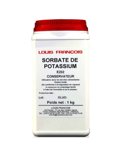 Sorbate de Potassium Louis François par 1kg