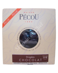 Chocolat couleur framboise
