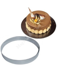 Cercle à entremet (hauteur 3,5 cm)