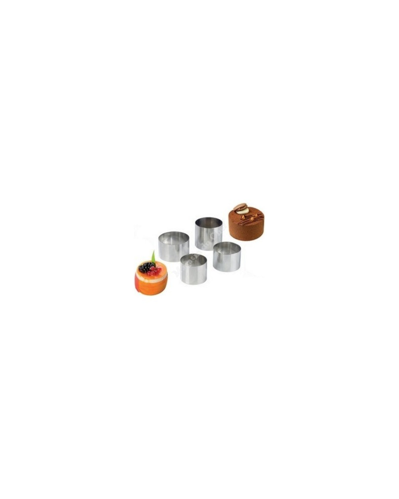 Lot de 6 nonnettes rondes (hauteur 3 cm)