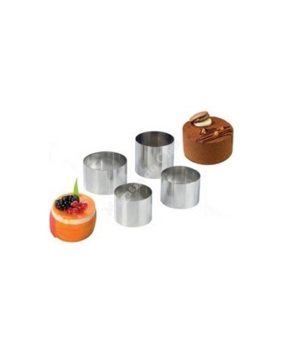 Lot de 6 nonnettes rondes (hauteur 4 cm)