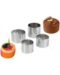 Lot de 6 nonnettes rondes (hauteur 5 cm)