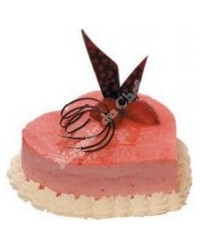 Coeur à mousse (hauteur 4,5 cm)