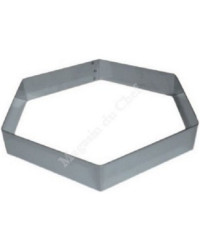 Hexagone à entremet (hauteur 3,5 cm)