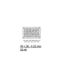 Moule silicone 15 pyramides