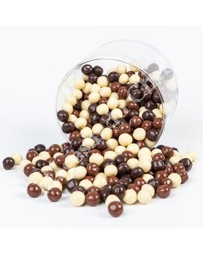 Billes de chocolat croustillantes assortis 250 gr