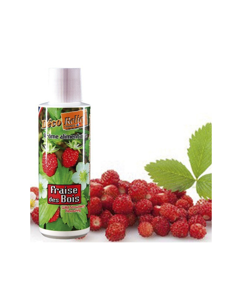 Arôme concentré fraise des bois Déco relief 125ml