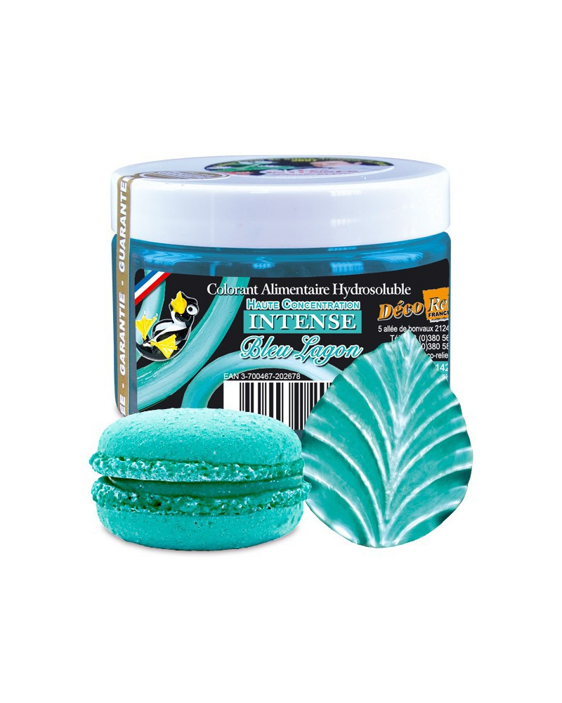 Colorant intense bleu lagon 50g Déco relief