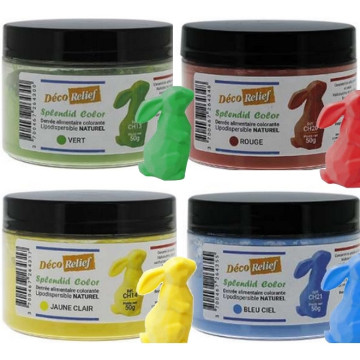 Colorants naturels pour chocolat